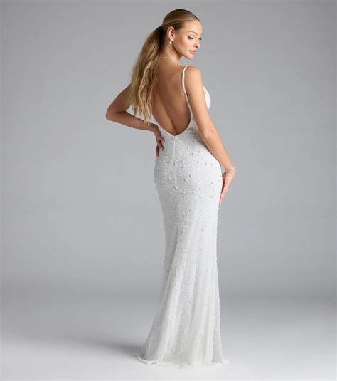 White Mermaid Dresses & Windsor