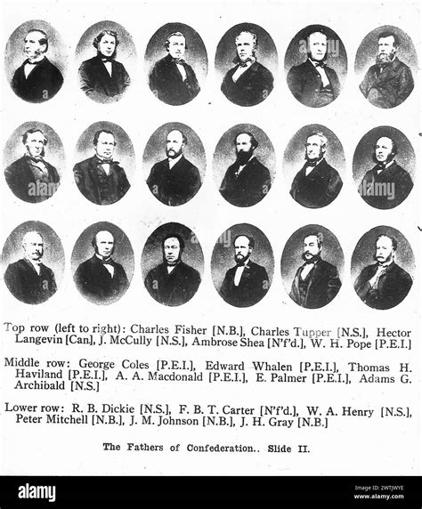 Transparency The Fathers Of Confederation Composite About 1910