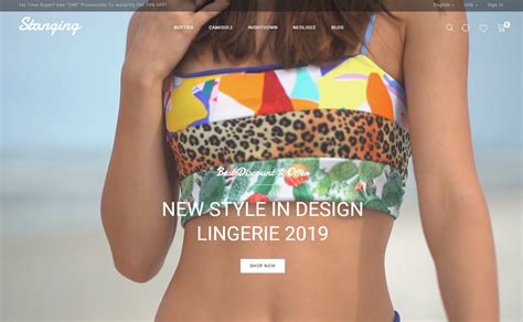 Stanging Lingerie Prestashop Theme By TemplateMela ThemeForest