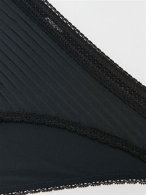 SİYAH Dantel Detaylı Bikini Külot S3CH32Z8 CVL LCW