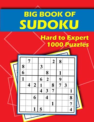 Buy Big Book Of Sudoku Hard To Expert 1000 Puzzles Huge Collection