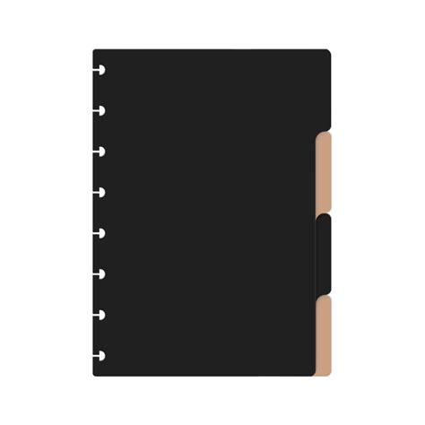 Divis Rias P Caderno De Disco Inteligente Iscool Solid Colors Preto E Nude Shopee Brasil