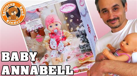 Baby Annabell Babyborn Adventskalender Unboxing Aufmachen Spielzeug