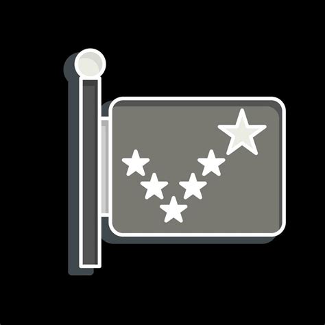 Icon Alaska Flag Related To Alaska Symbol Glossy Style Simple Design