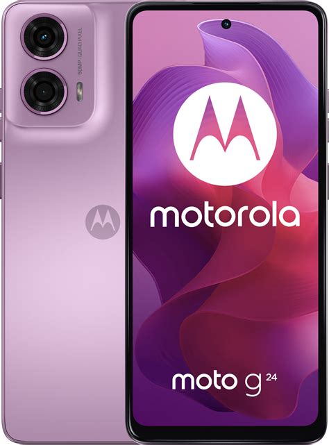 MOTOROLA Moto G24 8 128GB 6 56 90Hz Lawendowy Smartfon Niskie Ceny I