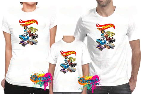 Kit Pçs Camisa Hot Wheels Personalizada R em Mercado Livre