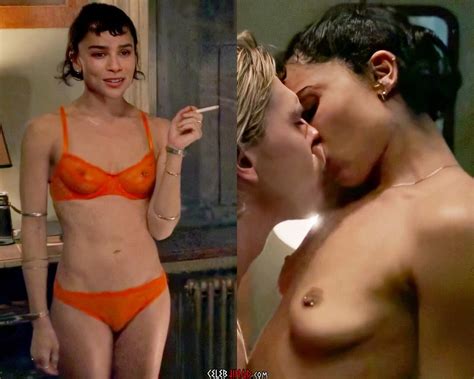 Zoe Kravitz Nude Scenes From Caught Stealing