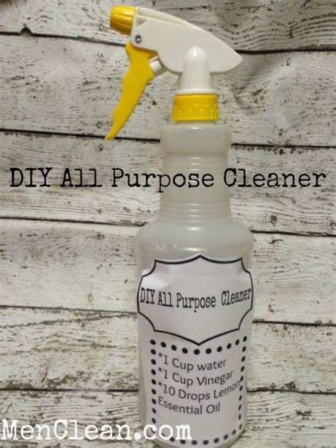 Homemade All Purpose Cleaner Recipe - MenClean.com