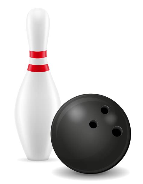 bowling ball and pin vector illustration 509454 Vector Art at Vecteezy