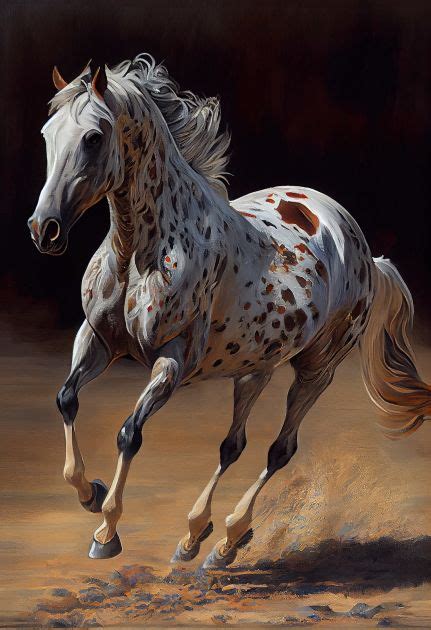 Appaloosa Horse - Oil paint by abart-by-alexst | Appaloosa horses, Horse oil painting, Horses