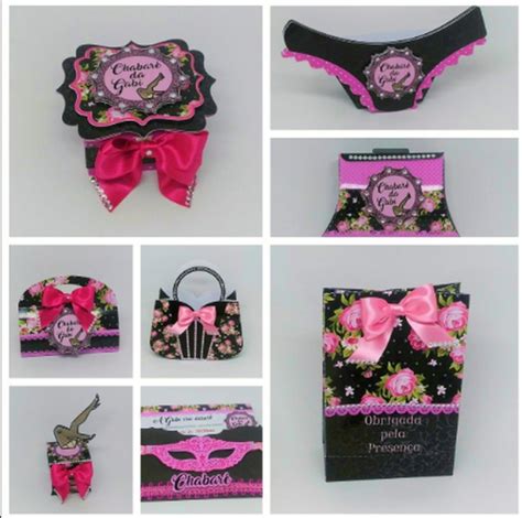 kit digital SILHOUETTE chá de lingerie Elo7 Produtos Especiais