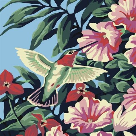 Купить Картина по номерам Колибри