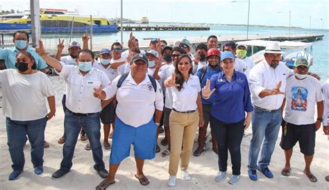 Laura Fernández se compromete a mejorar la infraestructura de Isla Mujeres