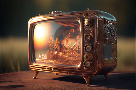 Artstation How We Communicated The Old Radio And Tv Sets Ai