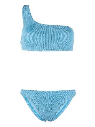 Hunza G Nancy Crinkle Bikini Set Farfetch