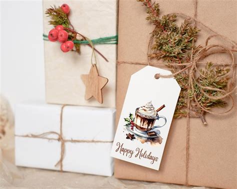 Christmas Gift Tags Printable Hot Cocoa Printable Gift Tags For