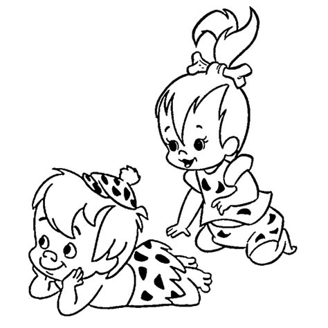 The Flintstones Coloring Pages The Flintstones Drawing Coloring