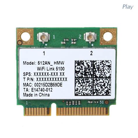 Play Mbps Dual Band Wireless Card For Intel Laptop Wifi An