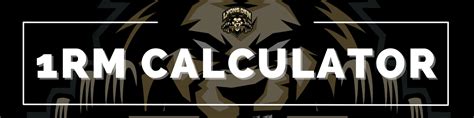 1 Rep Max Calculator — theLDSP