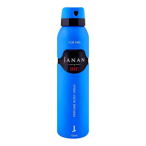 Junaid Jamshed J Janan Sport Perfume Body Spray For Men 150ml