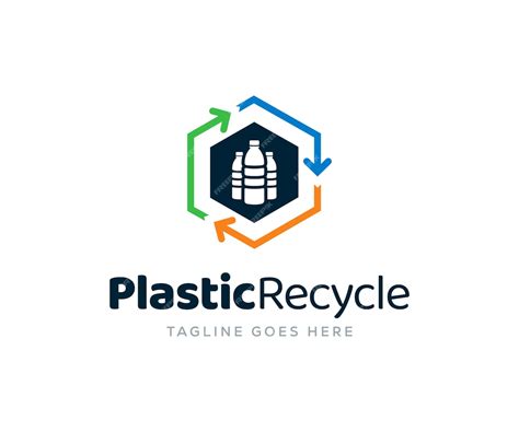 Logotipo De Reciclaje De Botellas Logotipo De Reciclaje De Plástico