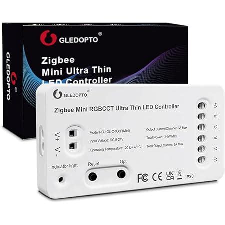 Gledopto Zigbee G Pro Mini Rgbcw Controller Dc V Max