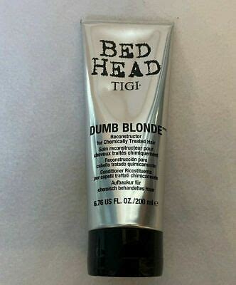 Bedhead Tigi Dumb Blonde Reconstructor Conditioner For Chemically