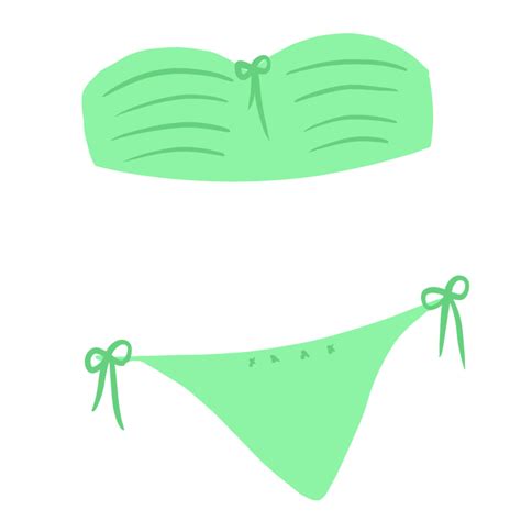 Bikini Swimsuite In Summer PNG