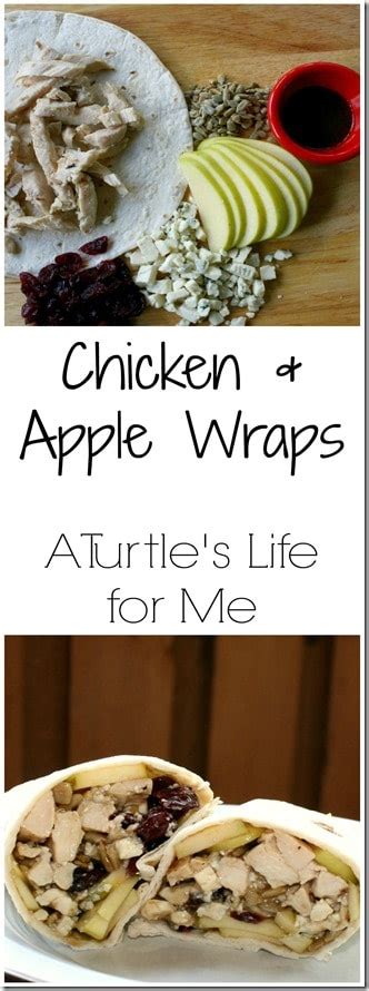 Chicken And Apple Wrap A Turtles Life For Me