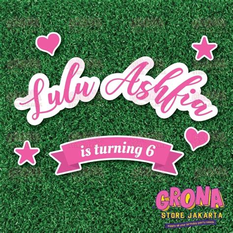 Jual Tulisan Nama Dekorasi Backdrop Ulang Tahun Lamaran Wedding