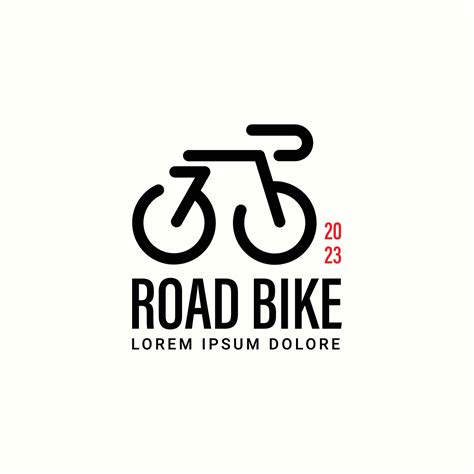 vector road bike logo template design  vector art  vecteezy
