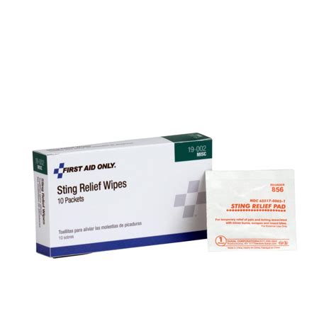 Safety Products Inc - First Aid Only® Insect Sting Relief Pads