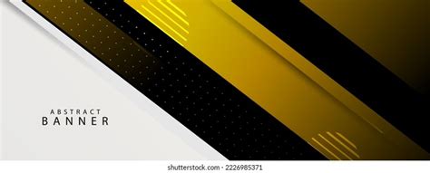 Abstract White Yellow Advertisement Cover Template Stock Vector