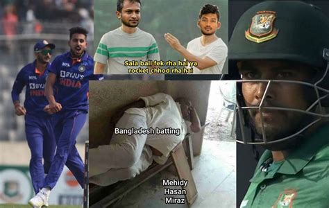 Ban Vs Ind Top 10 Funny Memes As Bangladesh Set A Target Of 272