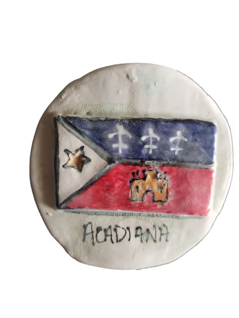 Acadiana Flag Ornament - Architectural Memories