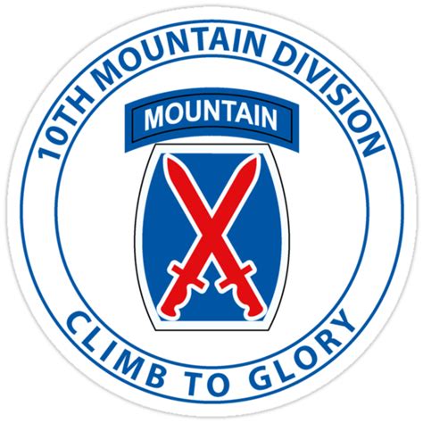 Th Mountain Division Stickers By Thcolumn Redbubble