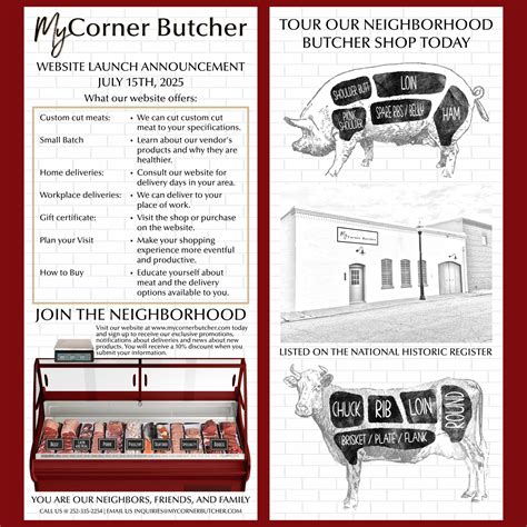 SIGN UP FOR THE MY CORNER BUTCHER... - My Corner Butcher | Facebook