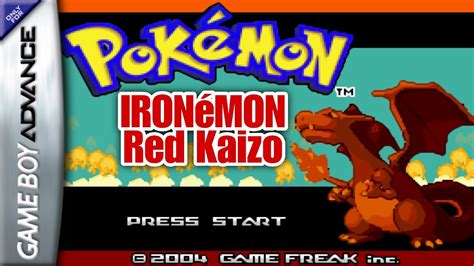 Pokemon IRONéMON Red Kaizo Edition Hack Rom GBA Con Un Modo Nuzlocke