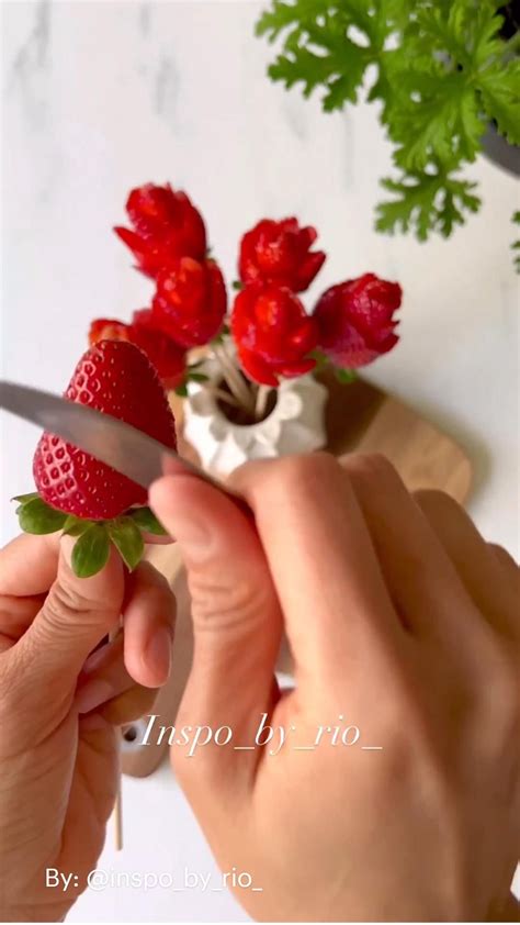 How To Make Strawberry Roses Artofit