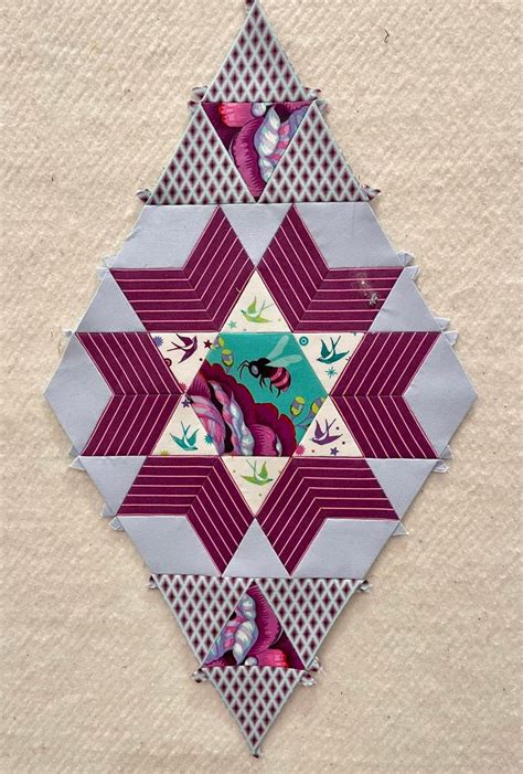 pin  alice gunawan  english paper piecing patchwork quilt