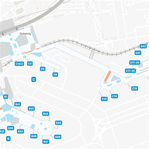 Frankfurt Airport Concourse C Map & Guide