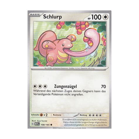 Schlurp 108165 Mew 151 Pokemon Karte Günstig Kaufen