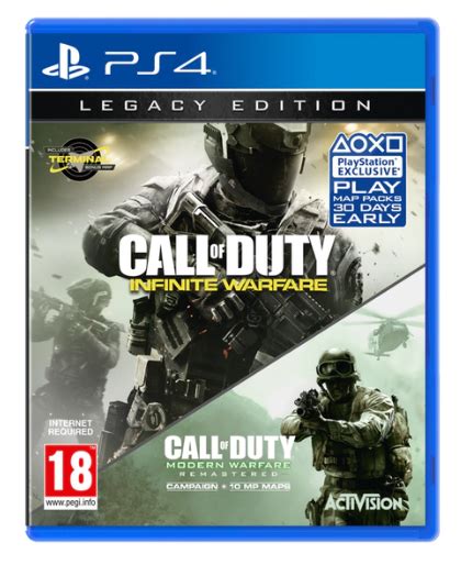 Call Of Duty Infinite Warefare Legacy Edition PS4 Features Specs And