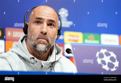 Olympique De Marseille Manager Igor Tudor During A Press Conference At