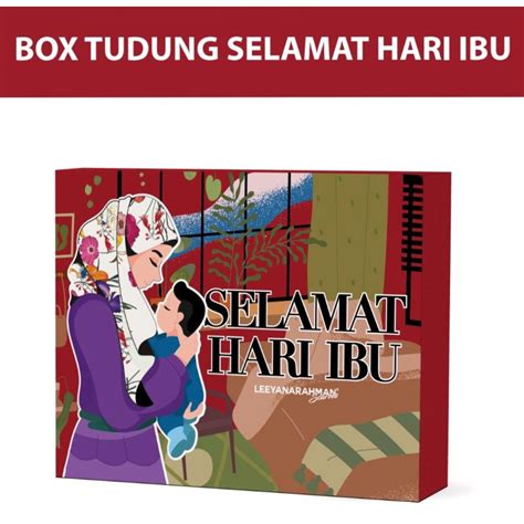 Kotak Hadiah Tudung Leeyanarahman Gift Box Hari Guru Hari Ibu Ring