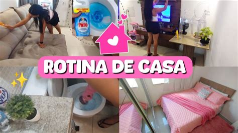 Rotina De Dona De Casa Sala Limpa E Organizada Lavei O Banheiro