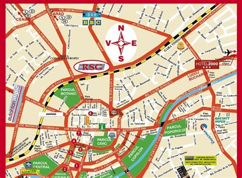 Feroviarii Harta Orasului Timisoara
