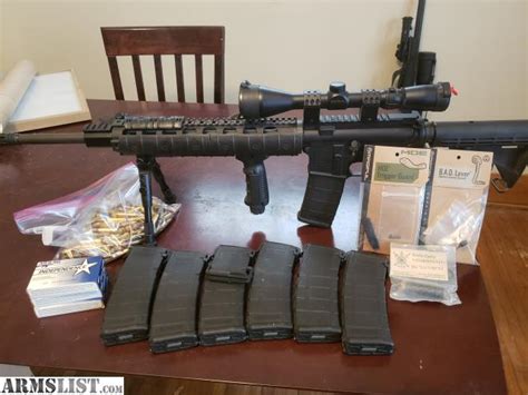 ARMSLIST For Sale LMT Defender 2000 5 56mm AR 15 With 420 Rounds Of Ammo