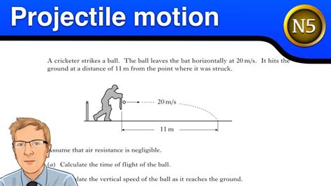 National 5 Physics Projectile Motion Youtube