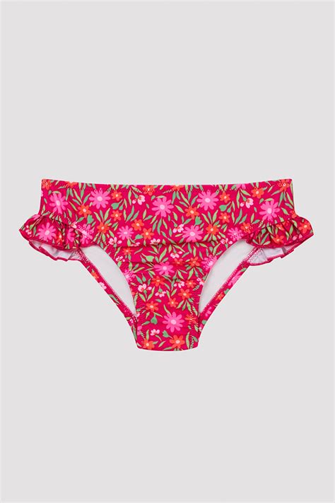 K Z Ocuk I Ek Desenli Bandeau Bikini Tak M Plgssp G Iy Mix Ok Renkli Penti